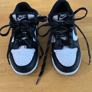 Nike Kids Black and White Sneakers